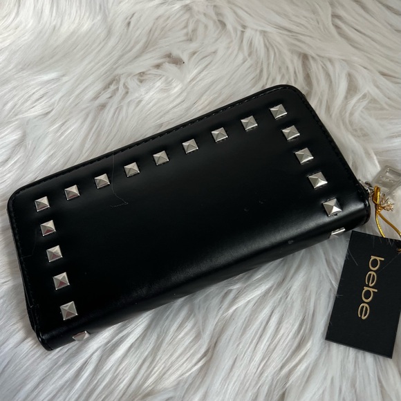 NWT BEBE JANE ZIP ARROUND WALLET WRISTLET CASE - Picture 12 of 12